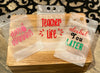 Stand Up Drink Pouches - Ivory Anchors