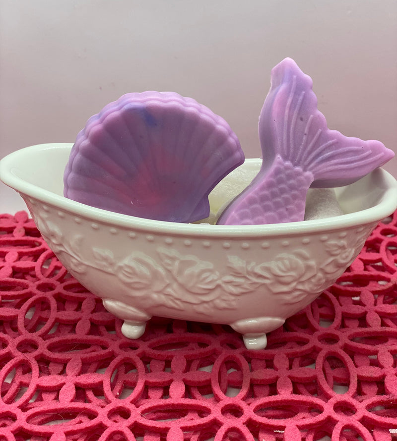 Mermaid Soap - Ivory Anchors