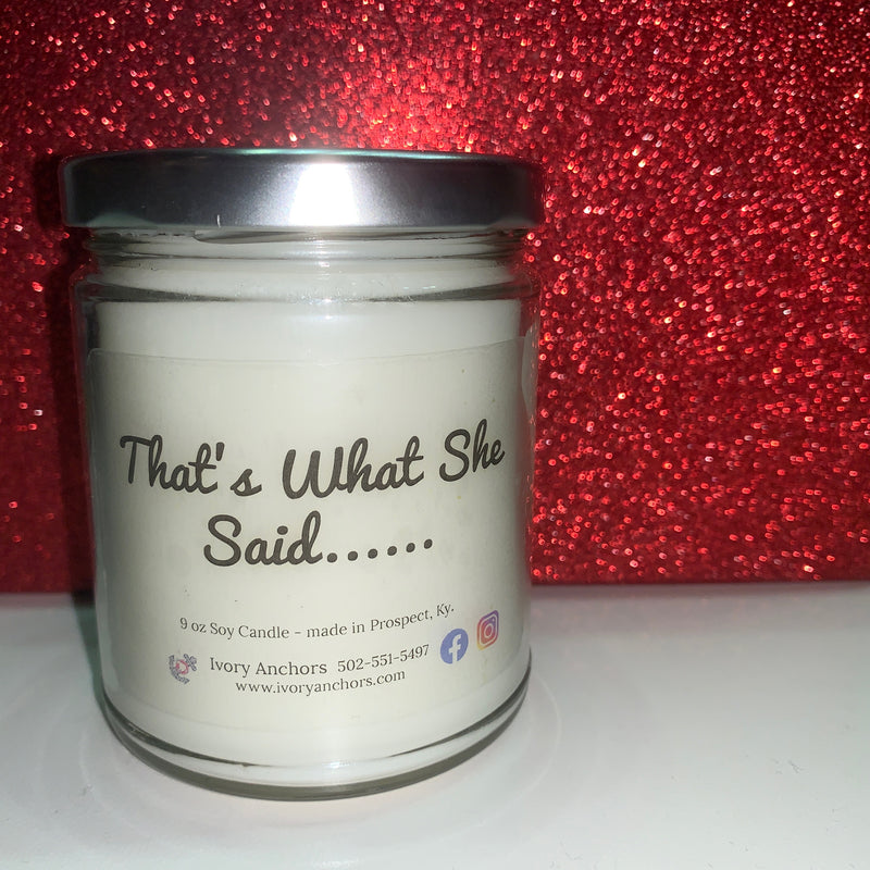 Custom Label Candle Line - Ivory Anchors