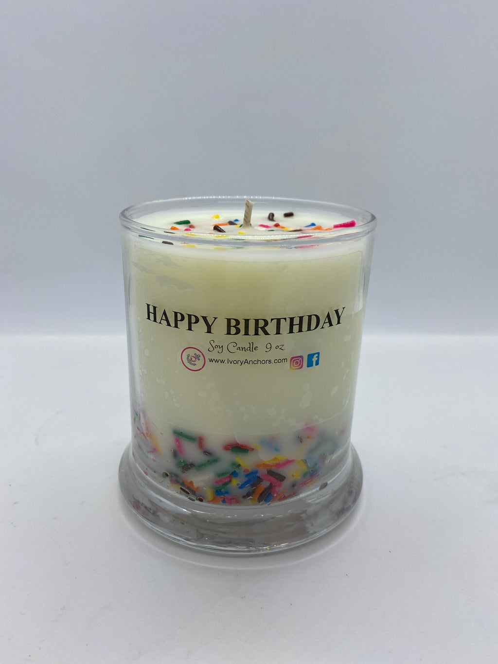 Soy Candle- Status Jar - Ivory Anchors